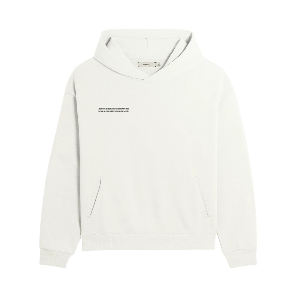 🥛Pangaia 365 Mid-weight Off-White Unisex Hoodie Sweatshirt, Size Medium
